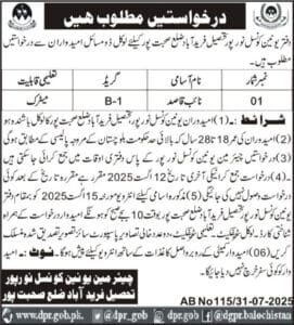 Union Council Management Jobs 2025
