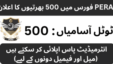 500 PERA Sergeant Jobs in Punjab 2026 – Complete Details & Apply Process