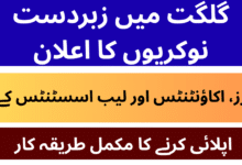 Career Opportunities At Police Public School & College Education Gilgit 2026