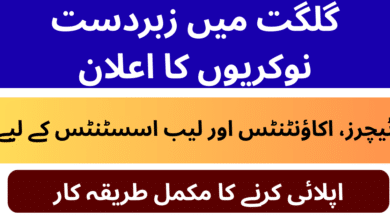 Career Opportunities At Police Public School & College Education Gilgit 2026