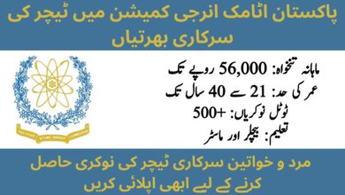 مرد و خواتین سرکاری ٹیچر کی نوکری حاصل کرنے کے لیے ابھی اپلائی کریں