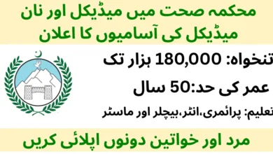 Health Department Jobs 2026 For Medical And Non Medical Staff