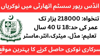 Indus River System Authority IRSA Jobs 2026