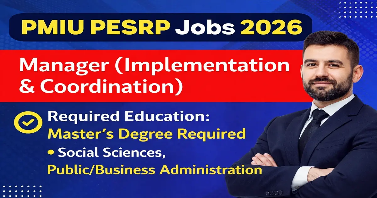 Programme Monitoring & Implementation Unit Punjab Jobs 2026