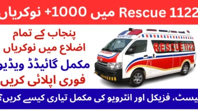 Rescue 1122 Punjab Jobs 2026 Latest CTS Advertisement