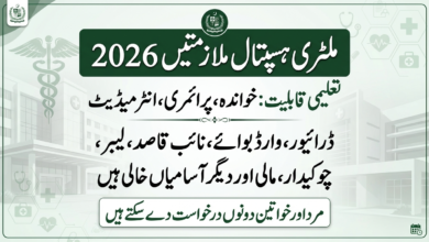 Combined Military Hospital CMH Jobs 2026 For Driver, Aya, Naib Qasid And Other Staff