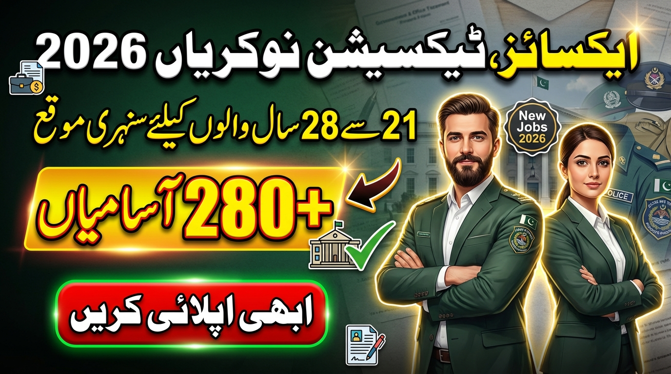 Excise, Taxation & Narcotics Control Department Jobs 2026 – Latest Government Vacancies