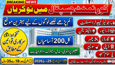 Health Department Jobs 2026 For Naib Qasid, Chowkidar And Other Staff