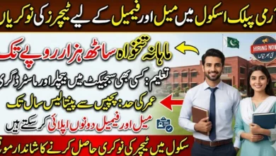 Jobs For Teachers At Army Public Schools 2026 Male And Female