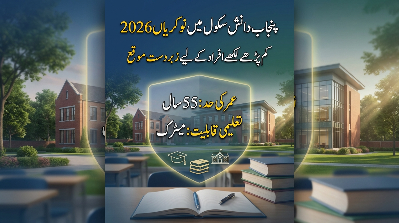 Punjab Daanish School Jobs 2026 for Non-Academic Staff