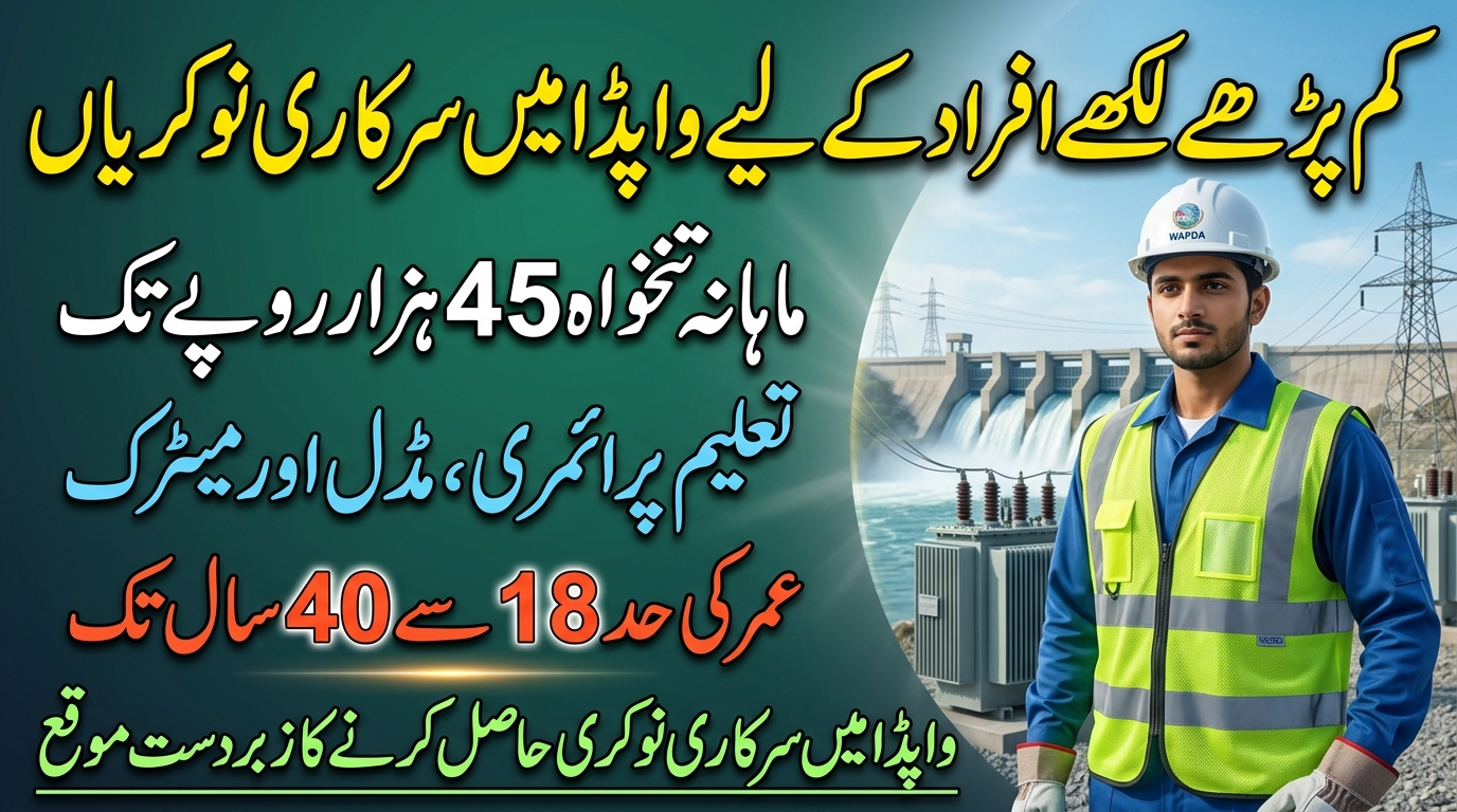 WAPDA Jobs 2026 – Latest Job Opportunities in Medical & HR Divisions