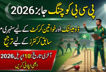 Coach Jobs At Pakistan Cricket Board PCB All Pakistan 2026