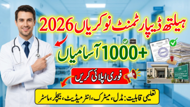 Government of Pakistan Health Department Jobs 2026 – Complete Detailed Guide