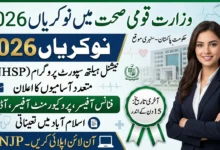 Government of Pakistan Ministry of National Health Services Jobs 2026 – NHSP Project
