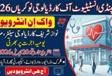 Rawalpindi Institute of Cardiology Jobs 2026 – Walk-In Interview Details