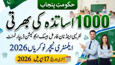Teaching Jobs 2026 – Apply Online for Literacy & NFBE Program