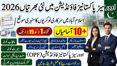 Overseas Pakistanis Foundation OPF Jobs 2026 – Latest Government Vacancies in Islamabad
