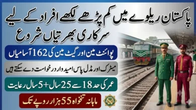 Pakistan Railways Multan Jobs 2026 – Apply for 162 Pointman & Gateman Vacancies