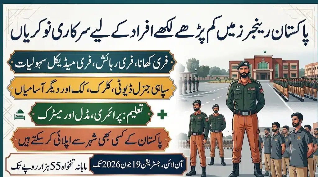 Pakistan Rangers (Sindh) Recruitment 2026 – Complete Guide to Eligibility, Vacancies, Quota, and Application Process