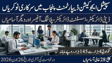 Special Education Department Punjab Jobs 2026 – Apply Online for Strategic Planning Unit and Monitoring & Evaluation Assistant Posts